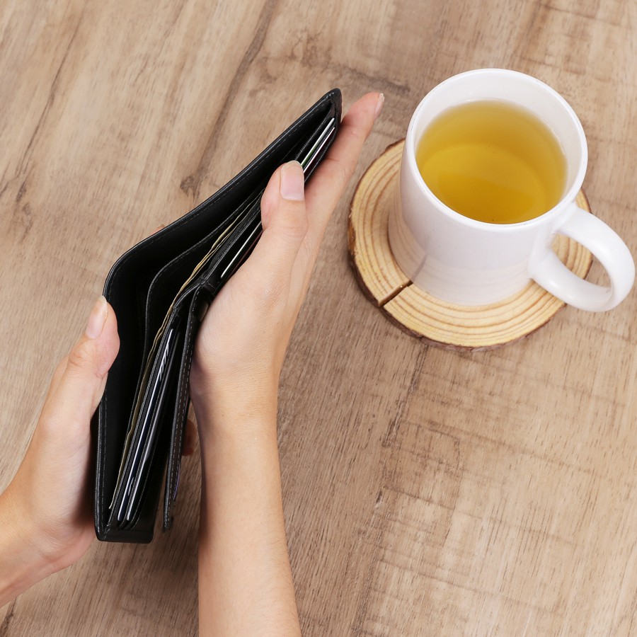 Ví da nam 4U cánh lật rời cao cấp FA206