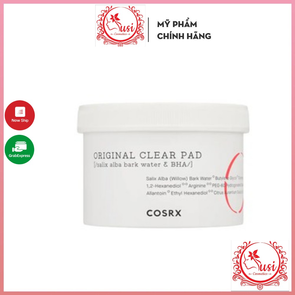 [ MẪU MỚI ] Bông Tẩy Da Chết Hóa Học Cosrx One Step Original Clear Pad