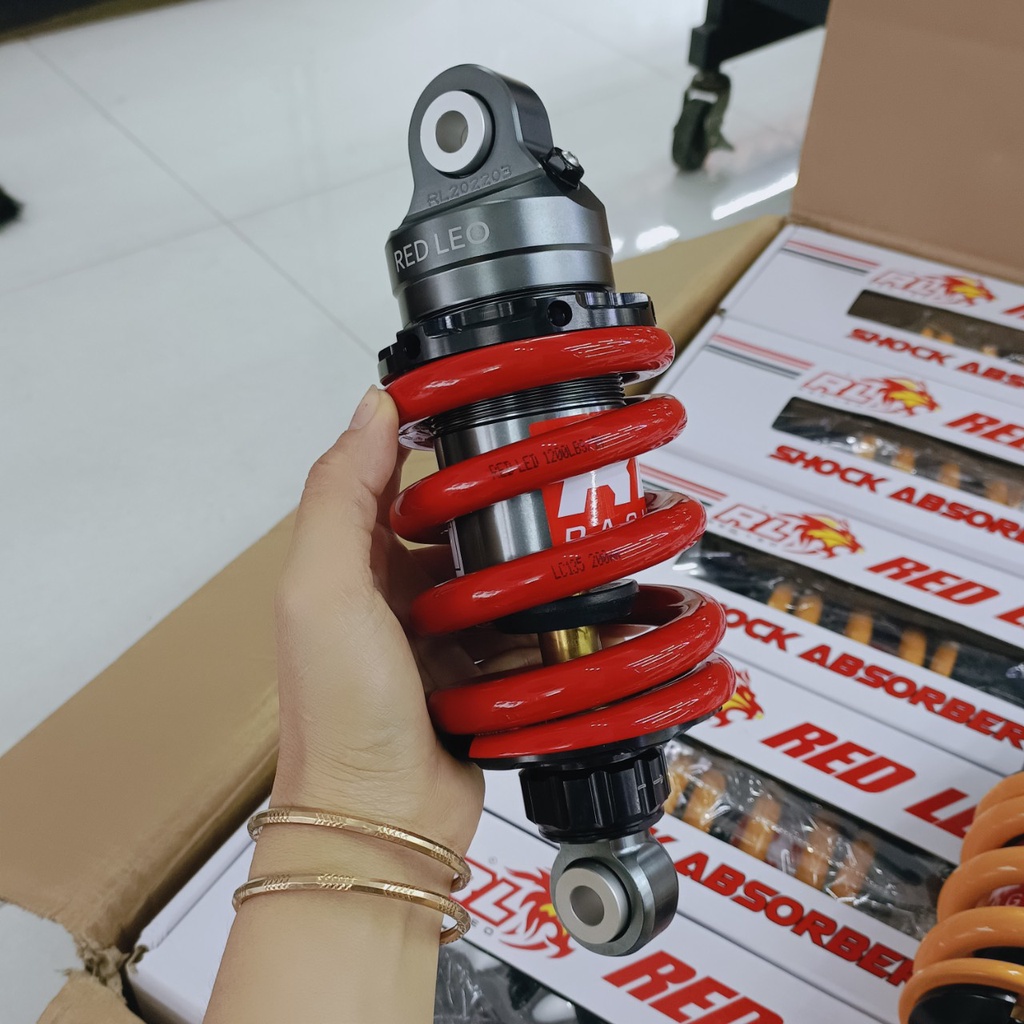 Phuộc RedLeo Ex135 4s, 5s  tăng Chỉnh lò xo Chính Hãng