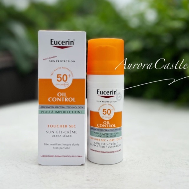 Kem chống nắng kiểm soát dầu thừa Eucerin Oil Control Sun Gel Cream Dry Touch