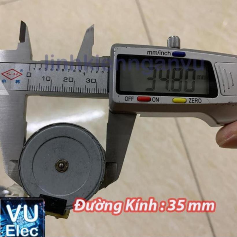 [Thanh lý] Động Cơ Bước DC5-24V M35SP-15 / Động Cơ bước Cũ nhỏ size42