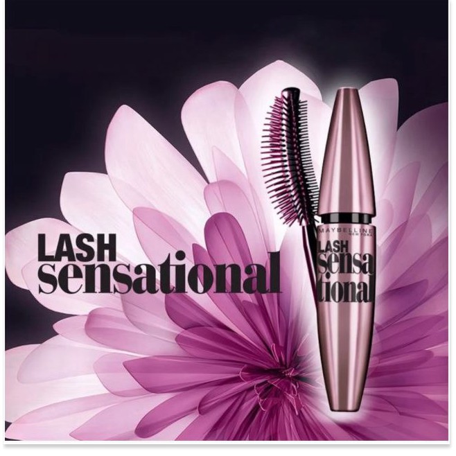 [Mã giảm giá] Mascara Làm Tơi Mi, Nâng Mi Maybelline Lash Sensational Waterproof 10ml