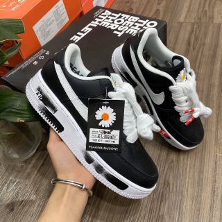CÓ SẴN Giày sneaker đen hoa cúc mới