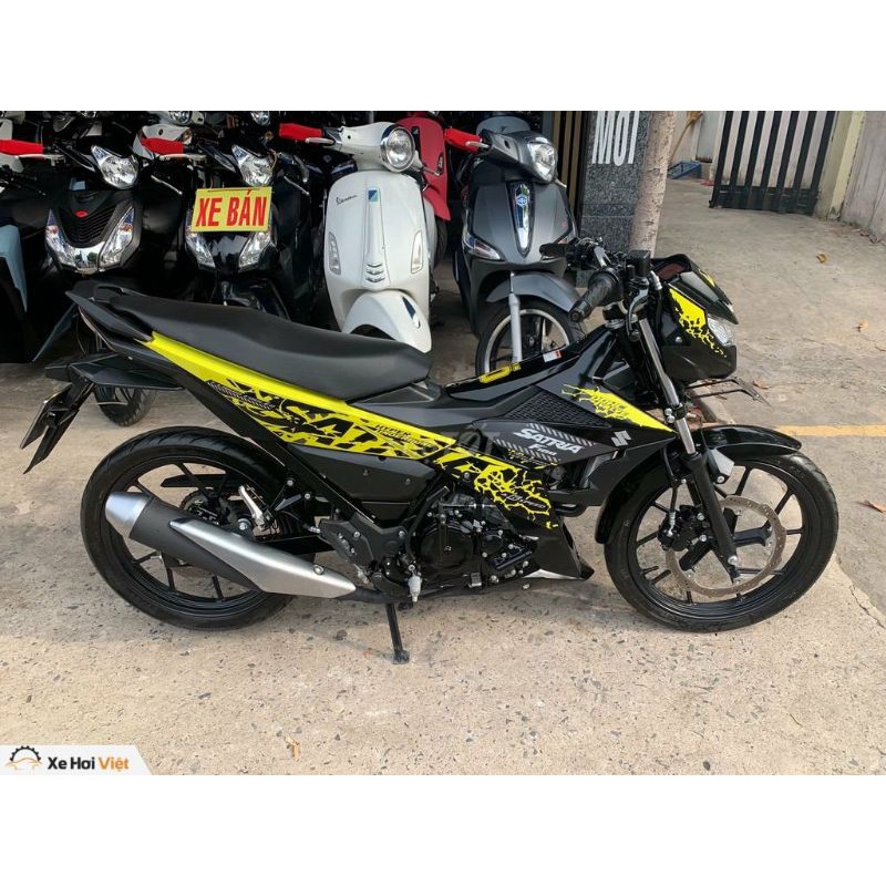 Tem rời Satria vàng đen tem Indo