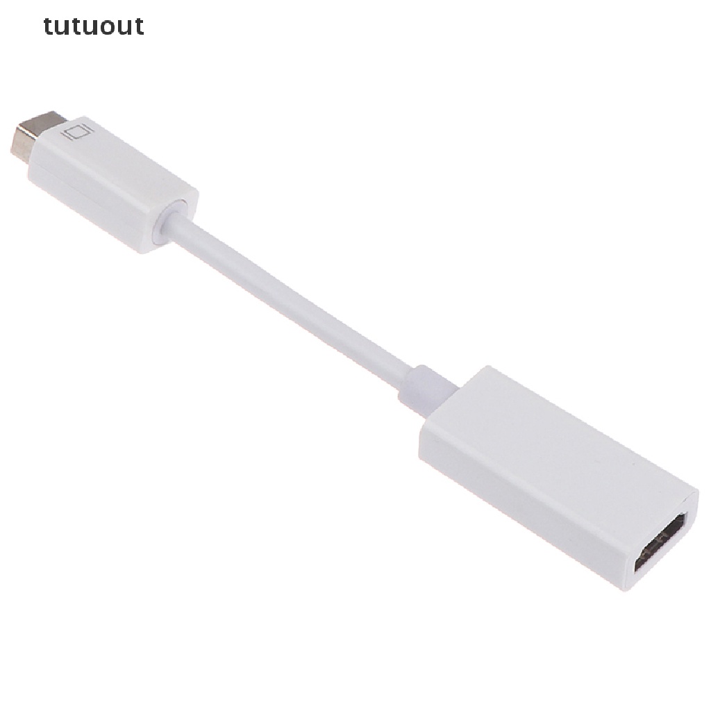 tutuout Mini DVI Male to HDMI Female Cable Monitor Video Adapter Converter Cord 1080P TU