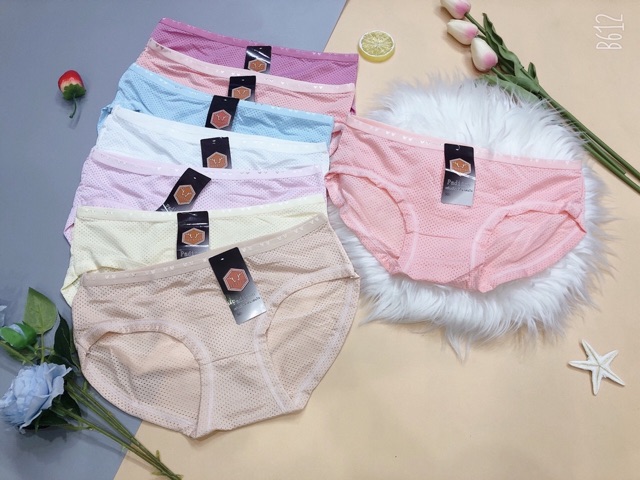 Sỉ 10 quần lót cotton thông hơi