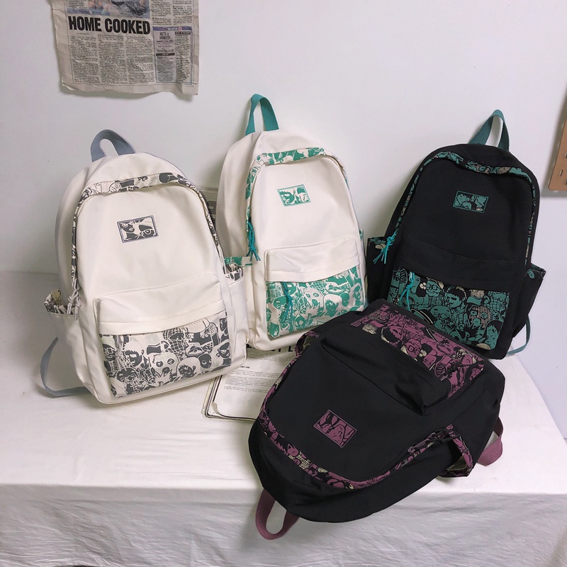 Ba lô PRETTYZYS Ahe227 cỡ lớn 14inch phong cách Hàn Quốc thời trang 2021 cao cấp cho nam và nữ