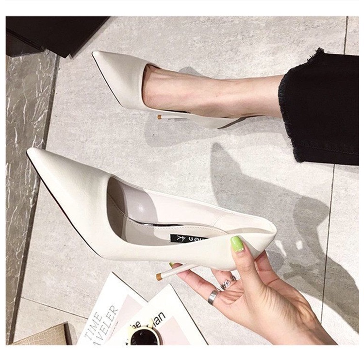 Giày cao gót mũi nhọn thời trang công sở thanh lịch cho nữ