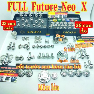 FULL  ỐC SALAYA INOX 304 Future Neo/X future 2005_2008