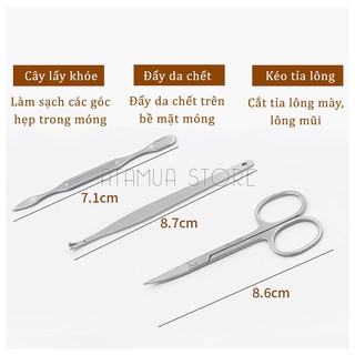 Bộ 12  Dụng Cụ Chăm Sóc Móng Tay đa năng