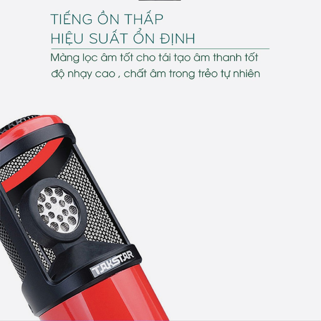 Mic thu âm Takstar PC-K320 ⚡ BH 1 NĂM ⚡ Chính Hãng Cho Thu Âm Hát Livestream Phòng Thu Chuyên Nghiệp Âm Thanh Sống Động