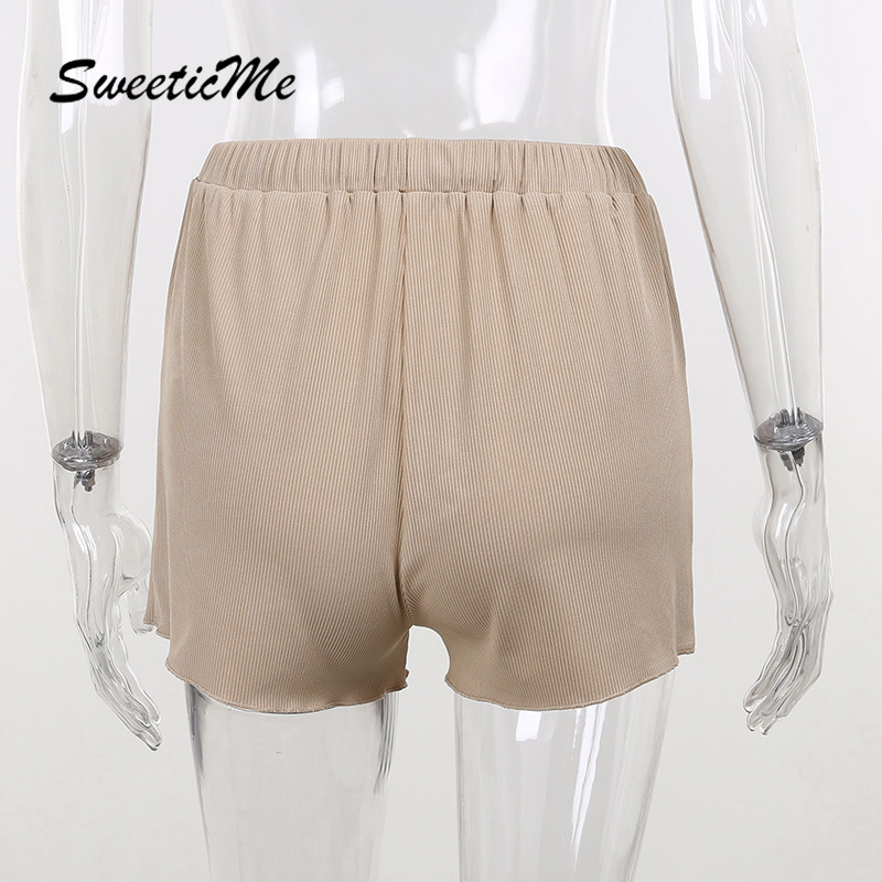 Quần Short Dây RúT MàU Trơn Cho Nữ