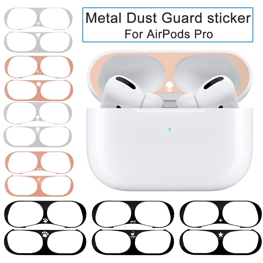 Bebetterm Vỏ Kim Loại Bảo Vệ Chống Bụi Chống Vương Miện King Queen Chống Sắt Cho Apple AirPods Pro