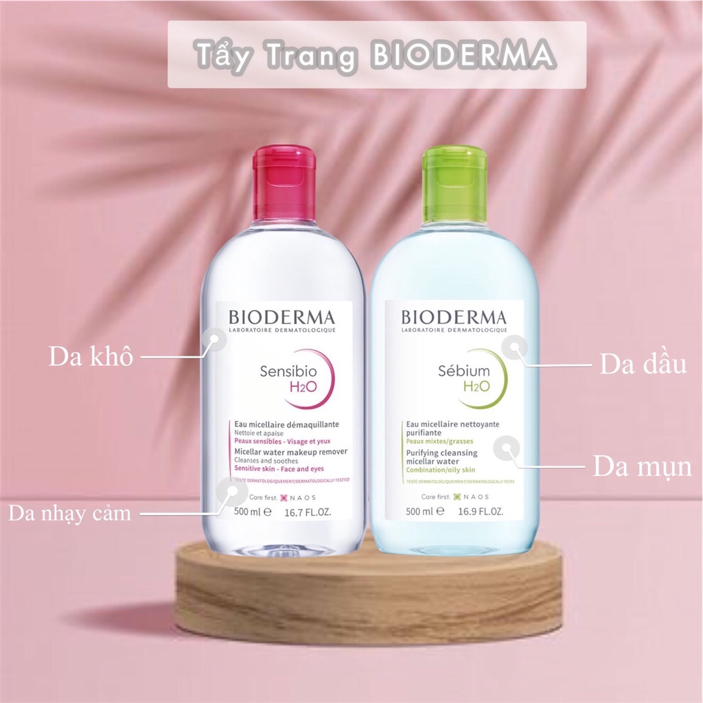 Nước Tẩy Trang Bioderma Solution Micellaire 500ml