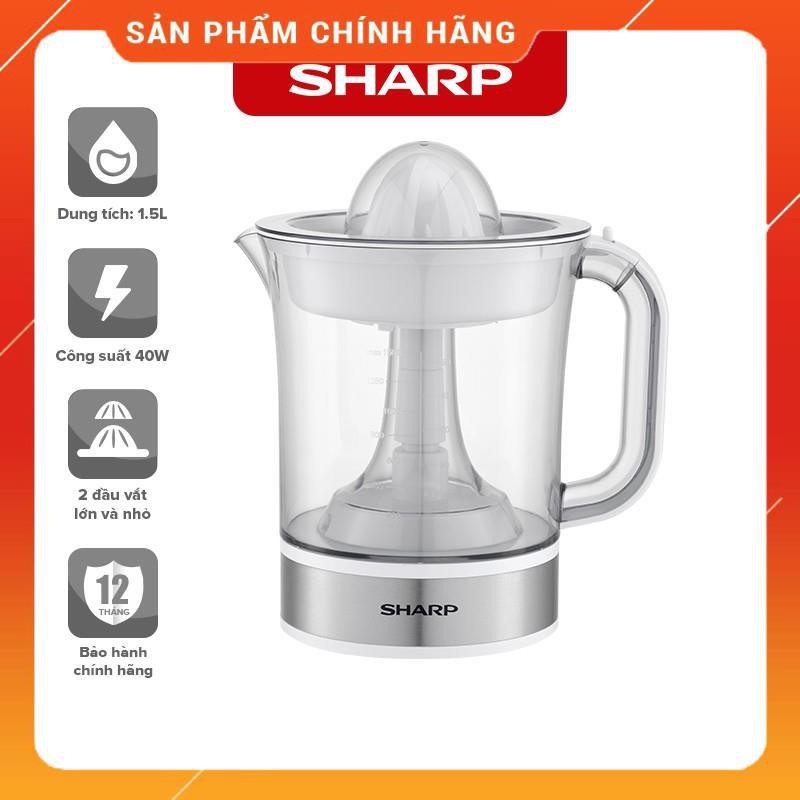 Máy Vắt Cam Sharp EJ-J415-WH Dung Tích 1.5L ( Màu Trắng) - Bảo hành 1 năm