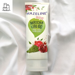 Sữa rửa mặt Hazeline matcha lựu đỏ 80g