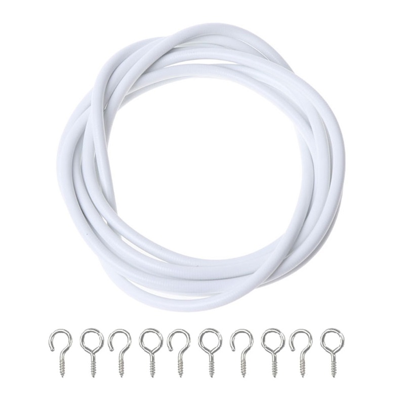Dây treo rèm cửa sổ 2m kèm 5 móc mắt cá