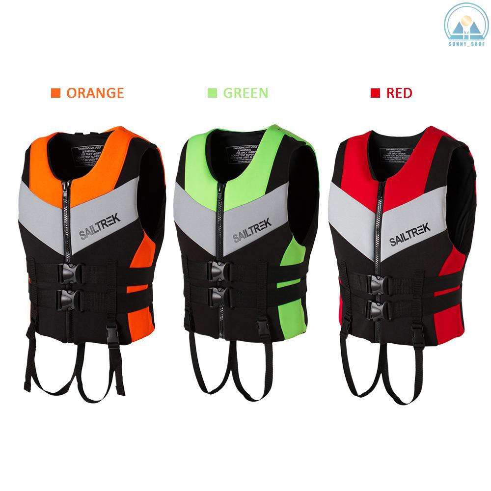 Sunny☀ Neoprene Life Jacket Watersports Fishing Kayaking Boating Swimming Safety Life Vest