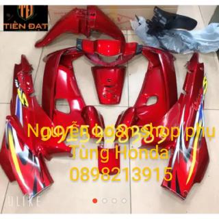 DÀN ÁO CHO XE  WAVE 110 MÀU  ĐỎ CANDY