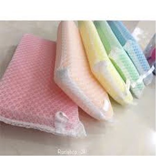 Miếng xốp rửa bát bọc lưới có quai treo