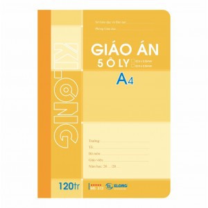 Vở giáo án ô ly - 120 trang; Ms 312 (N5)