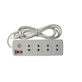 Ổ cắm điện Lioa 4 ổ 2 chấu công suất cao 3300 W, dây 2.5 mét 4SS2.5-2