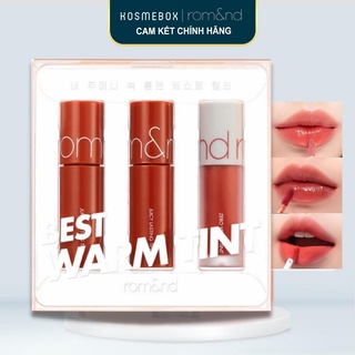 Set 03 Son Mini Siêu Lì Romand Best Tint Edition 62,4g