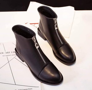 Boot khoá da