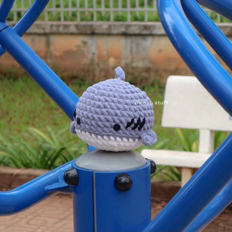 Cá Mập Bông 🦈 || Len Móc Thủ Công || Monua.stuff 🦀