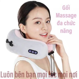 Gối Massage Cổ đa chức năng YongJin (Hồng)