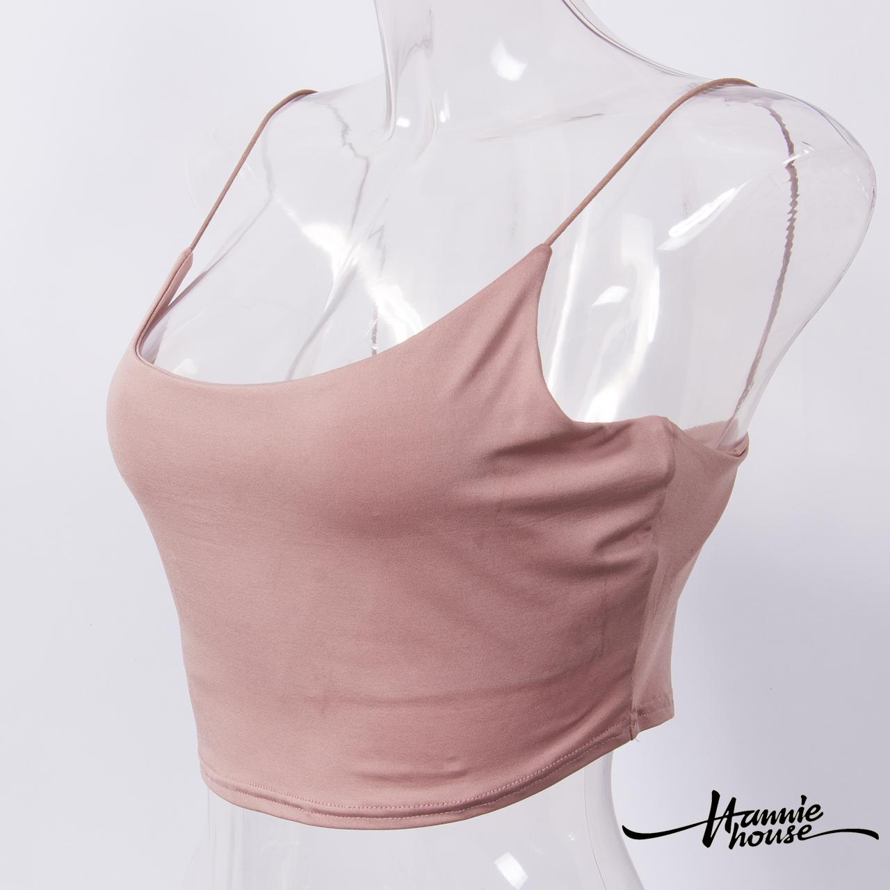 Áo Tank Top Màu Trơn Dây Đan Chéo Sau Lưng thiết kế Quyến Rũ | BigBuy360 - bigbuy360.vn
