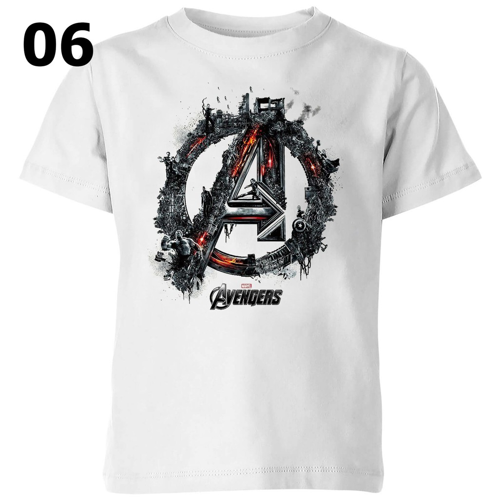 Áo thun Avengers Ngắn Tay Cổ Tròn Cho Nam Và Nữ Thoitrang24h