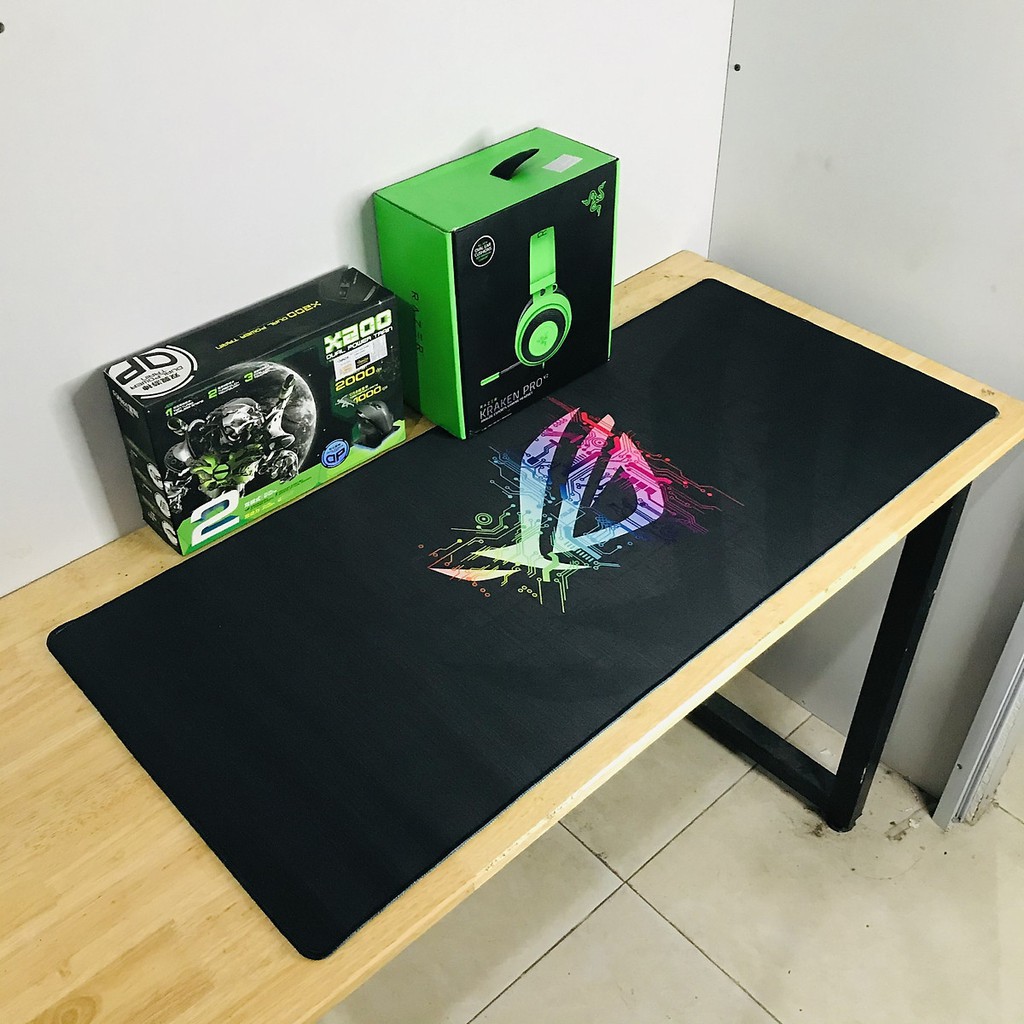 Lót chuột bàn di chuột gaming cỡ lớn 80x30cm siêu dày, siêu bền