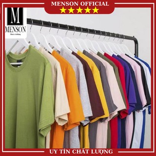 ⭐️FREESHIP⭐️Áo phông nam nhiều màu cổ tròn ngắn tay chất mát mùa hè - Áo thun nam nhều màu vải dày không xù MENON M-02