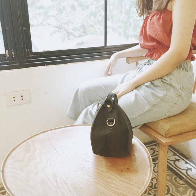 túi da lộn phong cách hàn quốc style retro