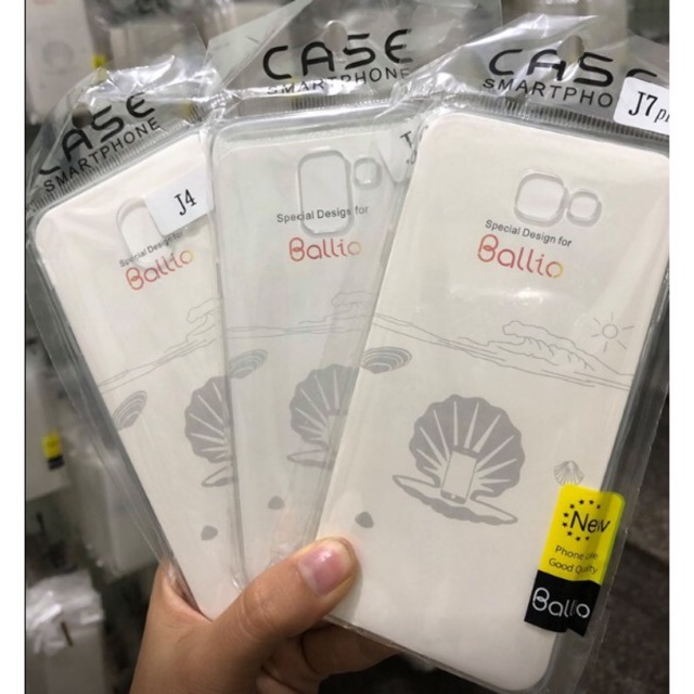 Ốp silicon trong suốt các đời ip Balio