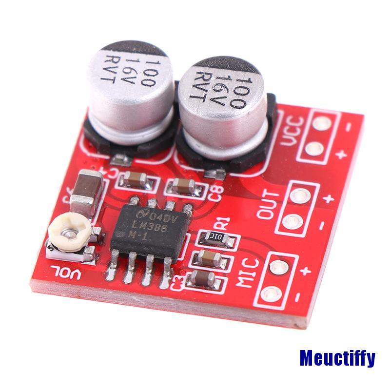 Bảng Mạch Khuếch Đại Âm Thanh Micro Dc 5v-12v Lm386 200 Lần