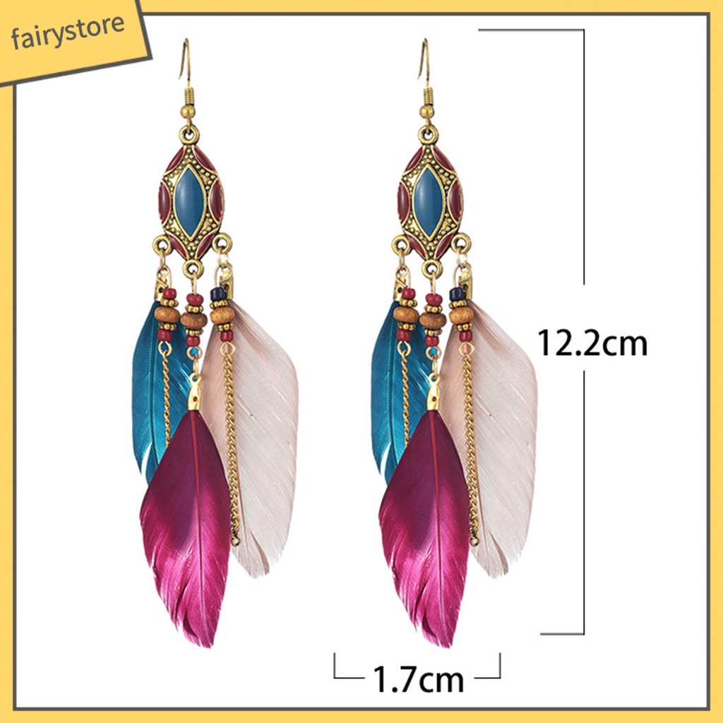 Khuyên tai dáng dài tạo hình độc đáo cho nữ