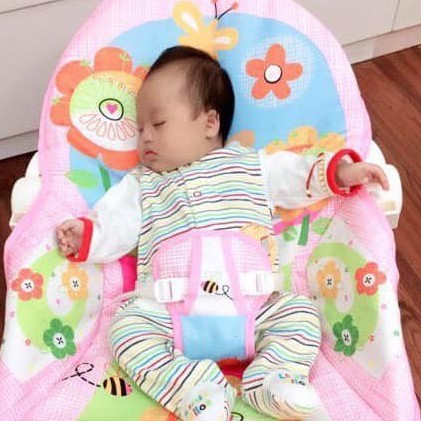 [QÙA 25K]Ghế Rung Cho Bé-Ghế Rung IBaby ( Có nhạc, đồ chơi, bập bênh),Tặng Rơ Lưỡi Silicon Trị Giá 25k Cho Bé.