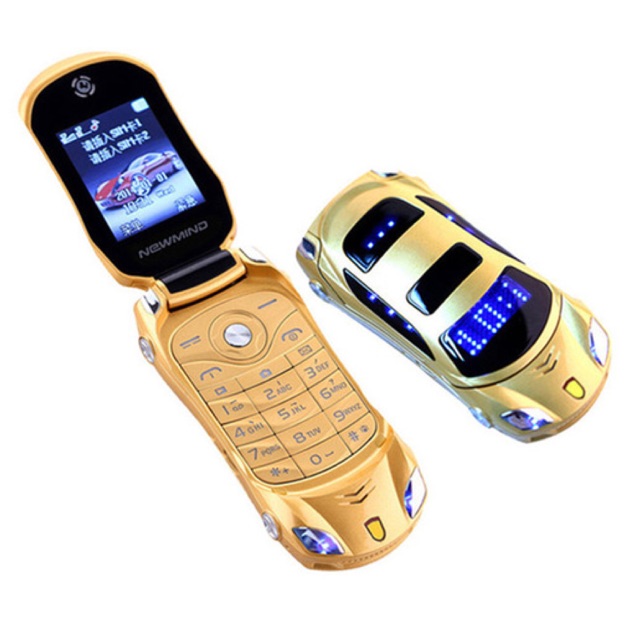 Điện thoại siêu xe nắp gập Farreri cực chất với đèn led siêu đẹp