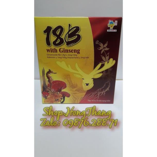 Vitamin 18B With Ginseng hỗ trợ ăn ngon miệng ,bồi bổ cơ thể