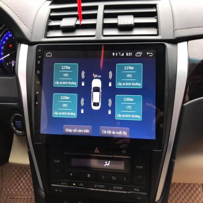 Sản Phẩm Bộ cảm biến áp suất lốp ngoài TPMS dùng cho xe hơi, ô tô sử dụng màn hình Android - TU05X .