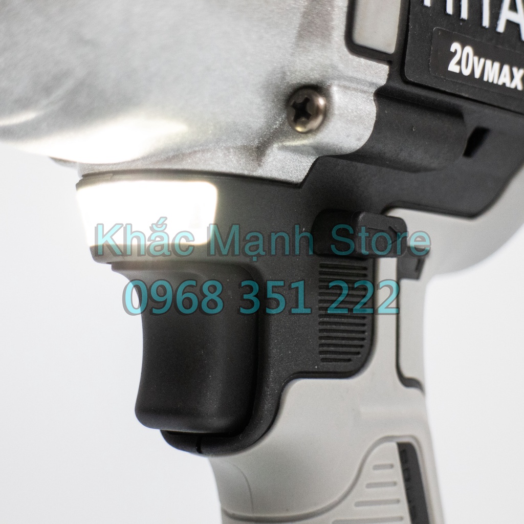 Máy Siết Bulong HITACHI 20V - Lực Siết Khủng 960N.m - Động Cơ Không Chổi Than