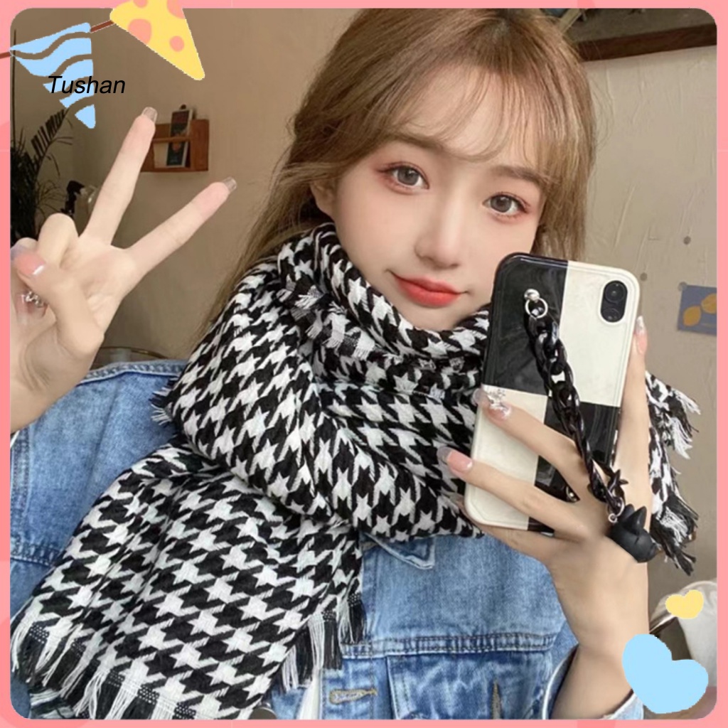 Khăn Choàng Cổ In Họa Tiết Thời Trang Thoải Mái Cho Cặp Đôi