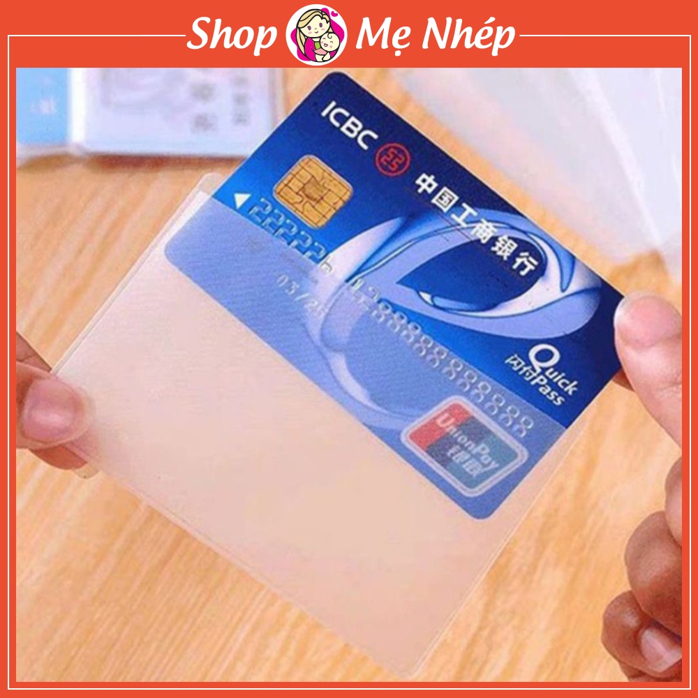 Vỏ bọc thẻ căn cước, bằng lái xe, thẻ ngân hàng, thẻ sinh viên trong suốt