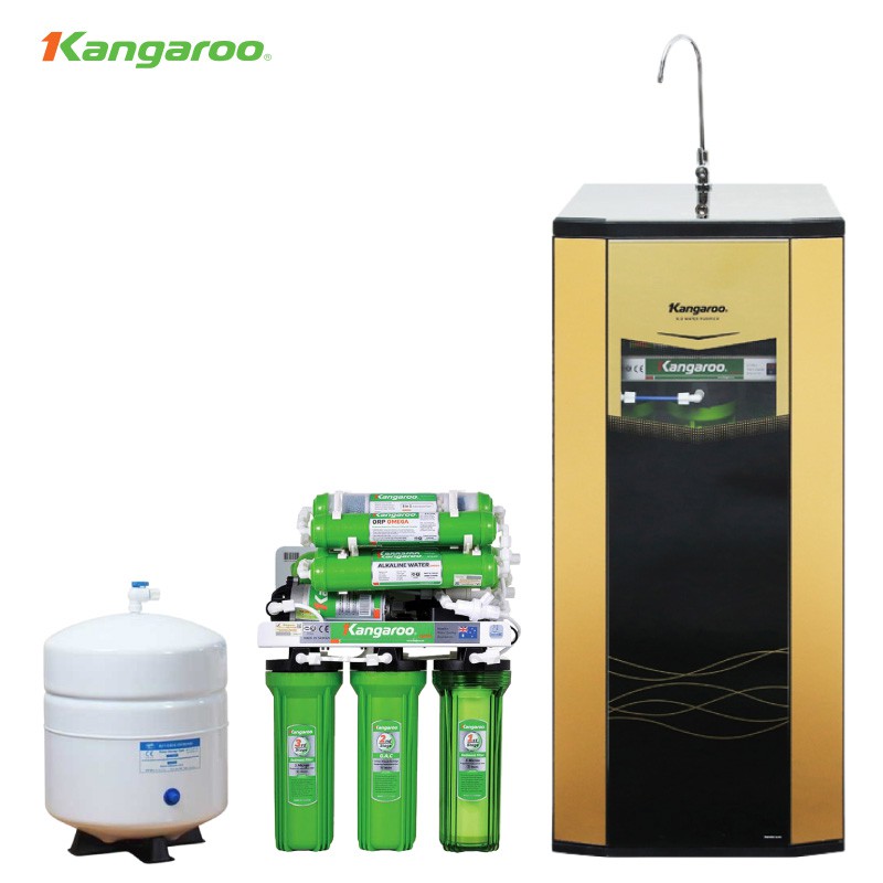 Máy lọc nước RO Kangaroo KG110A OMEGA - 9 cấp lọc - Bao gồm tủ cường lực