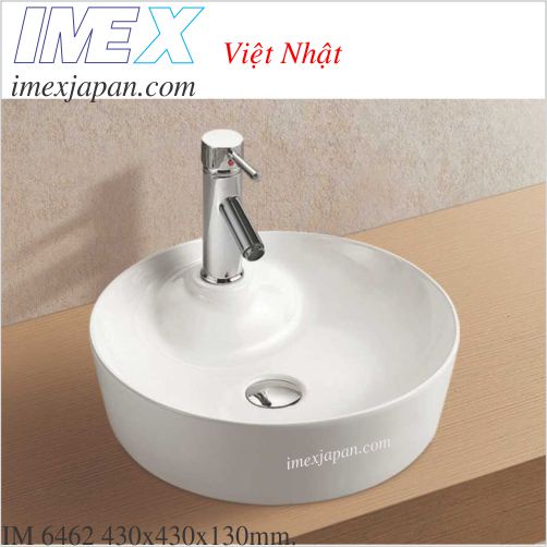 Lavabo đặt bàn IM 6462 chưa bao gồm vòi và xả