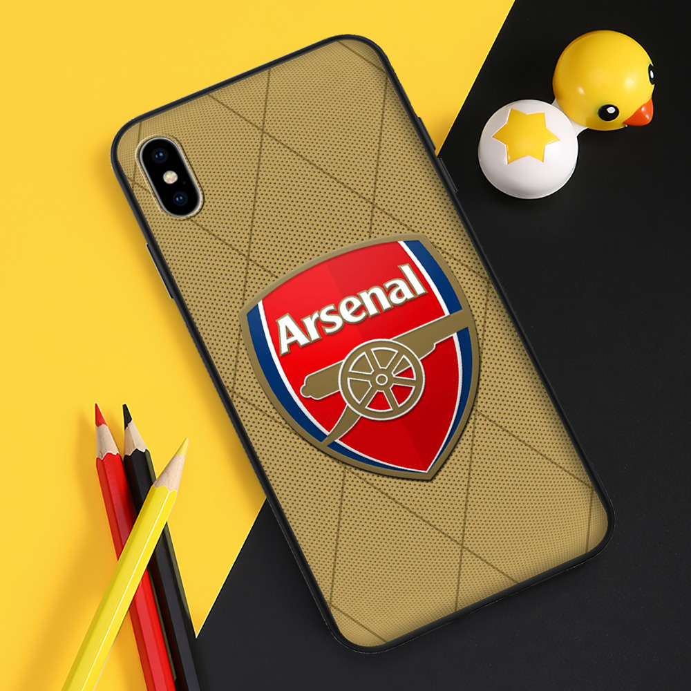 Ốp Lưng Hoạ Tiết Đội Bóng Đá Ak26 Arsenal Cho Iphone 12 Mini 11 Pro Xs Max Xr X Xs