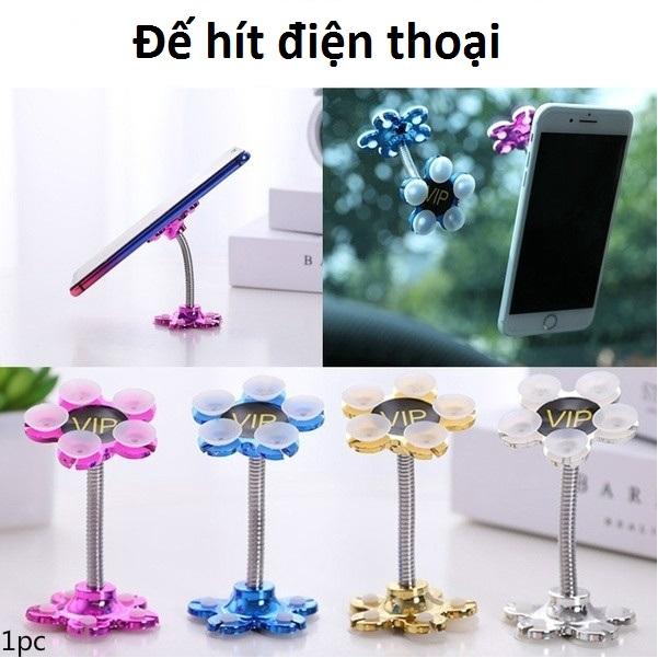 GIÁ ĐỠ ĐIỆN THOẠI ĐẾ HÍT 8 CHẤU XOAY 360 ĐỘ