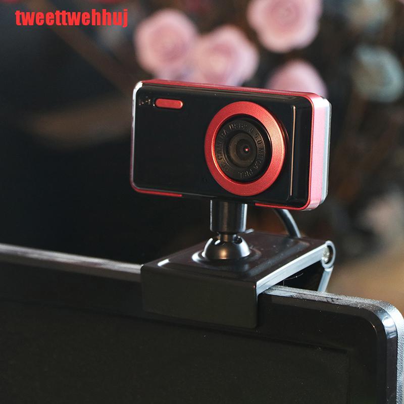 Webcam Usb 2.0 Có Mic 480p Hỗ Trợ Tầm Nhìn Ban Đêm Cho Pc Laptop